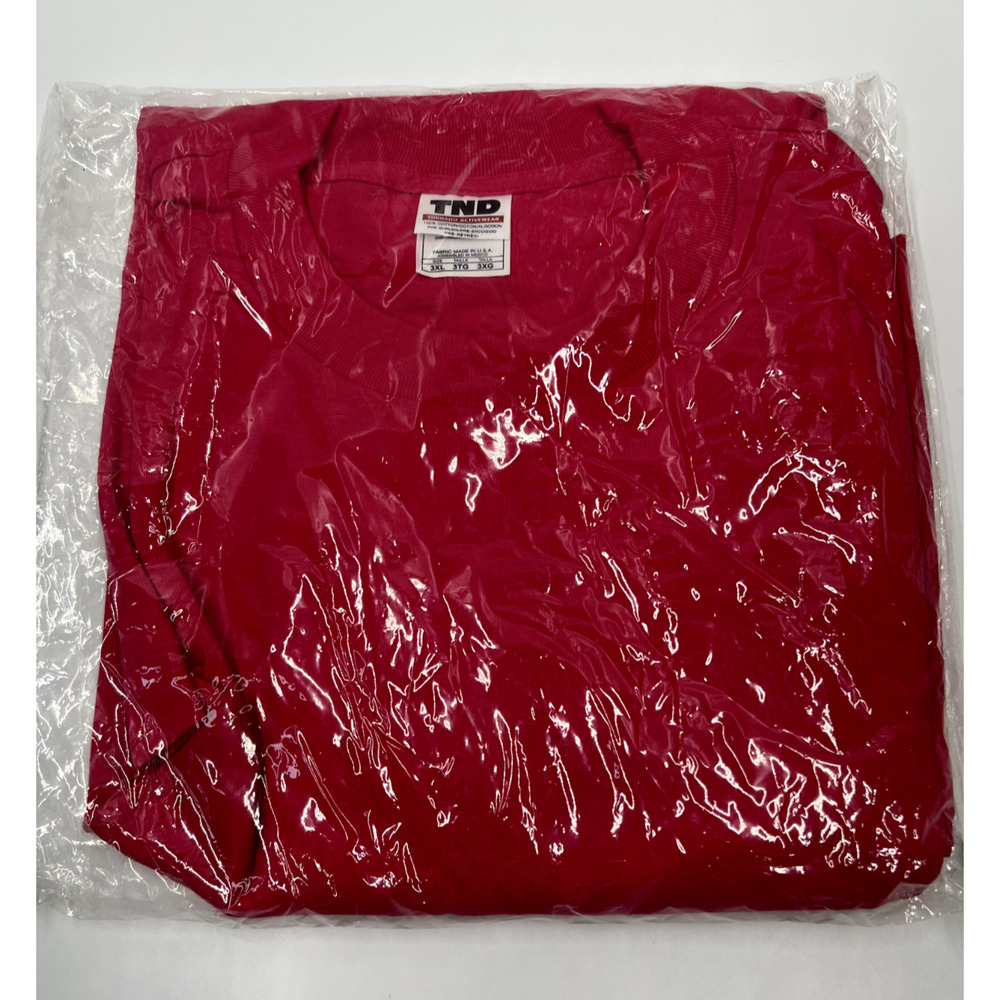 Vintage Tornado TND Activeware 100% Cotton Pink 3XL T Shirt Made in USA NOS